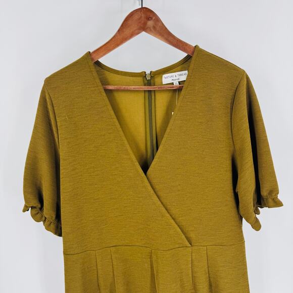 Madewell Texture & Thread NWT Crepe Crossover Jumpsuit Back Zip Size XL - Picture 5 of 12